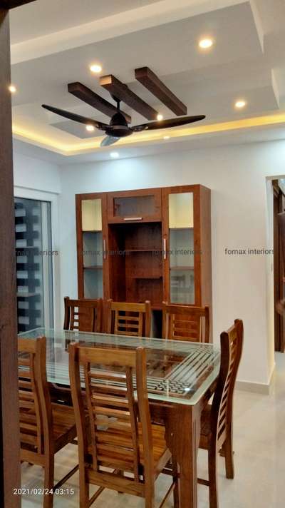 dining.crockery shelf & false Ceiling