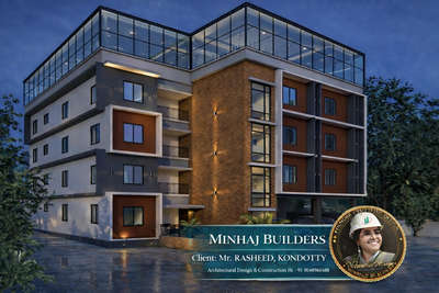 കൊണ്ടോട്ടി സൈറ്റ് 
ഒൻപത് അപ്പാർട്ട്മെൻ്റ് ആണ് ഓരോ ഫ്ലോർ ലും ഉള്ളത്....

ഇത് പോലെ അപ്പാർട്ട്മെൻ്റ് നിർമ്മിക്കണം എങ്കിൽ MINHAJ BUILDERS നേ സമീപിച്ചോളൂ  #Nafeesathulmizriyaminhajbuilders #minhajbuilderskerala #BestBuildersInKerala