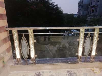 #balconyglassrailing
 #solidglasspiller