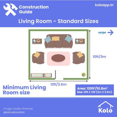 And we bring to you a standard size guide for reference!
Check out the standard sizes of living rooms with our new post.
We’ve included small, average and large sizes for you to choose for your home.

Have a look! 

Learn tips, tricks and details on Home construction with Kolo Education

If our content has helped you, do tell us how in the comments ⤵️

Follow us on @koloeducation to learn more!!!

#koloeducation  #education #construction #setback  #interiors #interiordesign #home #building #area #design #learning #spaces #expert #consguide #livingroom