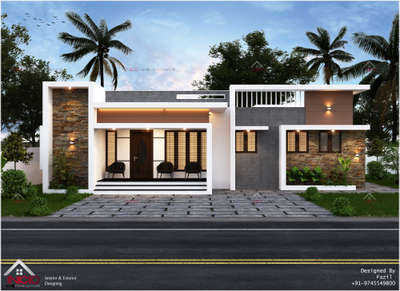 Single storey 3D Home elevation
client  : Mr Prashanth