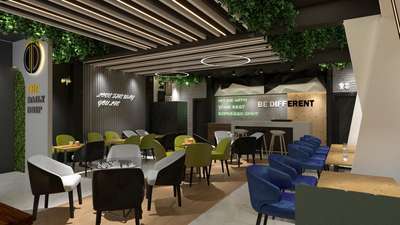 Cafe at Rdc Raj nagar 
design & Execution