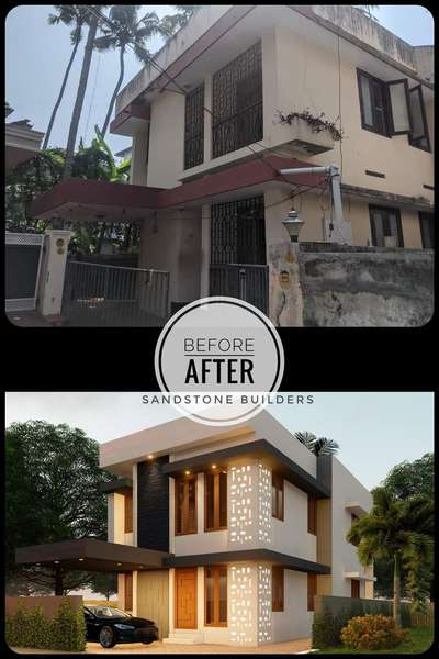 CLIENT:KHALID HUSSAIN
PLACE:TRUVANDRUM
 #trivandrum #Thiruvananthapuram #HouseRenovation #complete #transformation #MAKEOVER #Before #After #3dmodeling #render #KeralaStyleHouse #keralastyle #boxtypehouse #SandStone #SANDSTONEBUILDERS #sketchupmodeling #sketchup3d #oldtonew #uniquedesign