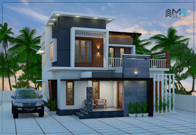 kuranja nirakkil 3d elevation cheyyunnu