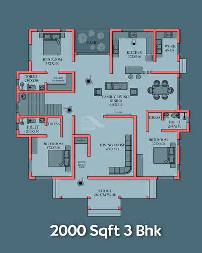 2000 Sqft 3 Bhk Home
West Facing
Budjet: 46 Lakhs

#FloorPlans #3bhk #WestFacingPlan #KeralaStyleHouse #keralahomeplans #keralaarchitectures #2DPlans #Kottayam #CivilEngineer #freeplan #budjecthomes #poomukham #nalukettveddu