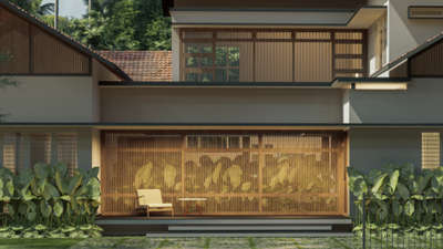 Courtyard With A House
Client Mr. Santhosh
Site location - Thodupuzha, Idukki, Kerala
Site area - 29 Cents
Built up area - 3,676 Sqft
Structural design - Bijoy V Alumkal

The house is designed in a sustainable way with minimum impact on nature. The main idea is to reduce the cost of the project. Moreover, locally available materials are used for the construction. Materials collected from different locations are reused to reduce the cost and maintain a vernacular touch. The roofing is designed in a different way to reduce the heat gain and enhance the natural cooling in the house. The building is placed at the centre of the plot to maintain privacy. Moreover, it also provides potential views of the surroundings.
#HouseDesigns #house_planning #LandscapeDesign #InteriorDesign #projectmanagement