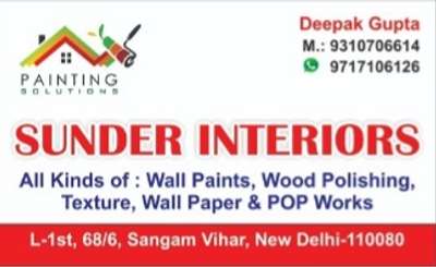 Solution of all interior and exterior wall paints and wood polish...call 9310706614