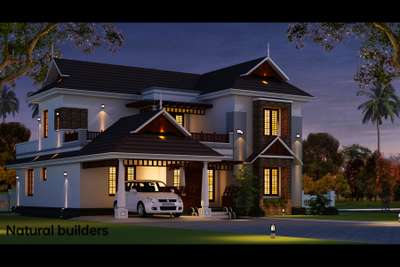 Traditional Design @ Karthikappally , Harippad
Area - 1650 sq feet #