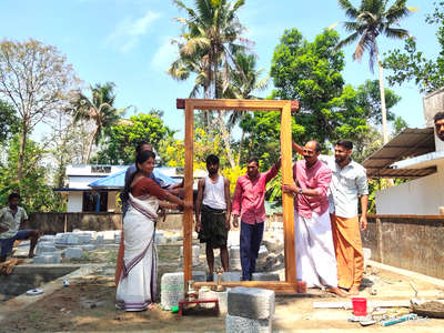 കട്ടിള വെക്കൽ @ Chalakkudy Annanad site #