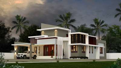 #modernhome  #KeralaStyleHouse  #SingleFloorHouse  #koloviral  #koloeducalion   #exteriordecor  #koło