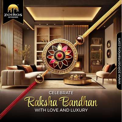 This Raksha Bandhan, let's tie the bond of love and luxury with spaces that bring families together. At Zoiros Interiors, we blend tradition with elegance, creating interiors that celebrate the spirit of togetherness. 🏡✨ 

#rakshabandhan #ZoirosInteriors #loveandluxury #interiordesign #festivedecor #familyfirst