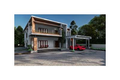 #ContemporaryHouse #KeralaStyleHouse #ProposedResidentialProject #ProposedResidentialDesign