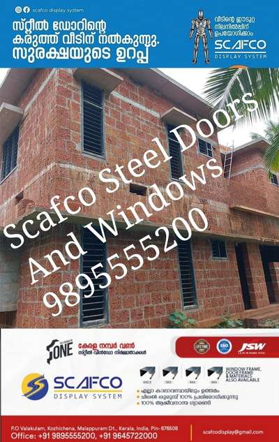 Scafco Steel Door Frame And Window Frames manufacturer 9895555200