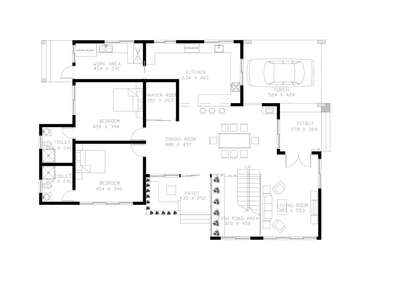 Ground & First floor plan of a Residential project #FloorPlans  #groundfloorplan  #Firstfloorplan  #planning