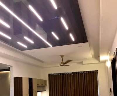 False Ceiling with Marine Ply and Ptofile Lighting #Skyline#
SILENT VALLEY INTERIORS since 1999 # 9446444810 #