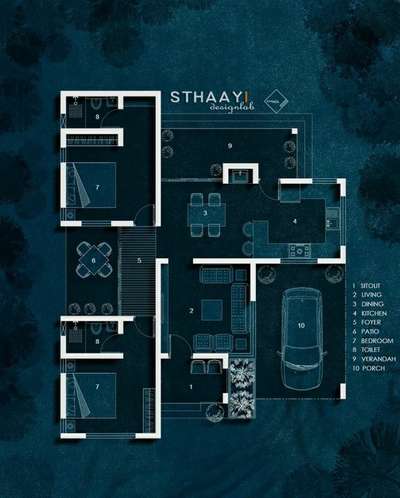 Beautiful Kerala Budget Home Plan 🏡 2BHK | SINGLE STORY | 
Design: @sthaayi_design_lab 

Ground Floor 
● Sitout 
● Living 
● Dining 
● Patio
● Foyer
● 1Bedroom attached with Dressing 
● 2nd Bedroom attached 
● Kitchen 
● Verandah 
● Porch
.
.
.
#sthaayi_design_lab #sthaayi 
#floorplan | #architecture | #architecturaldesign | #housedesign | #buildingdesign | #designhouse | #designerhouse | #interiordesign | #construction | #newconstruction | #civilengineering | #realestate