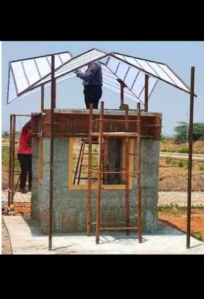 *fabrication and erection and sheeting work *
normally shed light weight domestic