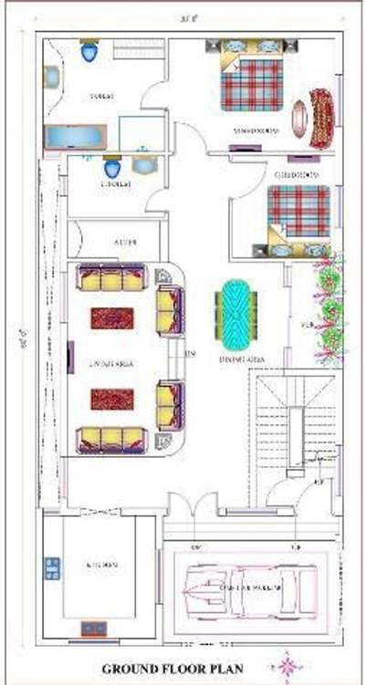 1rs/sqft me Modern Planning karvaye  #2d #2dplanning #floorplan