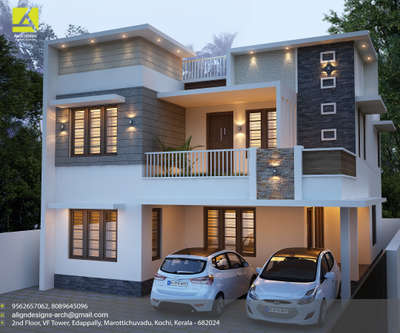 Residential Building 4bhk
2100 Sq. f
ALIGN DESIGNS 
Architects & Interiors
2nd floor,VF Tower
Edapally,Marottichuvadu
Kochi, Kerala - 682024
Phone: 9562657062