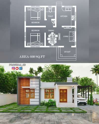 2BHK Home design🏡
.Area-660.sq.ft

.
Budget home
.
.
Contact us to design 3D elevations for your plan
(നിങ്ങളുടെ കയ്യിലുള്ള പ്ലാൻ അനുസരിച്ചുള്ള 3D_ഡിസൈൻ ചെയ്യാൻ contact ചെയ്യൂ.. )
👉Dm for details.
👉📧: praviraj4d@gmail.com

Model details

•Ground floor

Sitout
Living
2bedroom
Kitchen
Bathroom

Contact us to design 3D elevations for your plan
(നിങ്ങളുടെ കയ്യിലുള്ള പ്ലാൻ അനുസരിച്ചുള്ള 3D_ഡിസൈൻ ചെയ്യാൻ contact ചെയ്യൂ.. )
👉Dm for details.
👉📧: praviraj4d@gmail.com
.
.
.
#kerala#4bhkhome#nightview #architecture #keralahomes #budgethome#keralahomeplanners#homepictures #keralainteriordesign #Indianarchitecture #keralahomedesigns #keralahousedesign #keralahouses #architect #home #3ddesign #homedesignideas #Modernhome #dreamhome #Archlove#3drender #exteriordesigns #contemporaryhomedesign #Lumion #keralahomeplaners #keralaarchidesign#budgethome #3dhomeelevation #residence #architects #keralaarchitectures