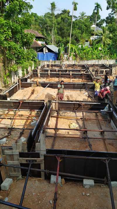 Hospital construction at Edayazham. #plinthbeam #concrete #elogorabuilders