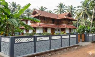 കുറഞ്ഞ ചിലവിൽ ഒരുദിവസംകൊണ്ട് മതിലു പണിയാം  #HouseDesigns  #WallDesigns