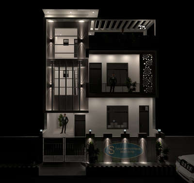 29'x50' Exterior Design
• Night View

Contact for Design
👉 9602705199