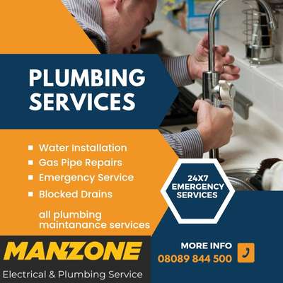 MANZONE electrical,lighting & plumbing services. ☝️😃
