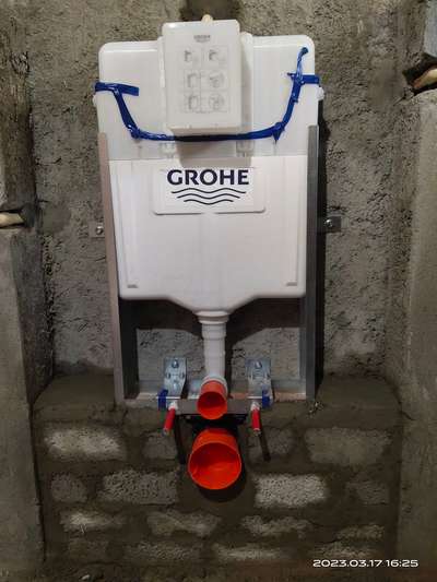 grohe concealed flush setting @ poovani site