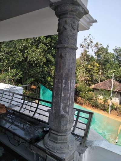 stone pillar for making your house beautiful contact :8943464664 #pillars  #stone  #stone pillar