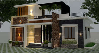 #sketcup2021 #3darchitecturalrendering #singlestorey  #2bhk