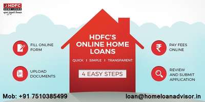 What is Home Loan?

Home loan is a form of secured loan that is availed by a customer to purchase a house. The property can be an under-construction or a ready property from a developer, purchase of a resale property, to construct a housing unit on a plot of land, to make improvements and extensions to an already existing house and to transfer your existing home loan availed from another financial institution to HDFC. A housing loan is repaid through equated monthly installments (EMI) which consists of a portion of the principal borrowed and the interest accrued on the same.

#Mob 7510385499
#website www.homeloanadvisor.in
#Email loan@homeloanadvisor.in
#WhatsAppNo 7510385499

#HDFChomeloan #PersonalLoanBank #PlotLoan #construction #businessloan #loan #LICHFL