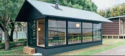 prefab glass house