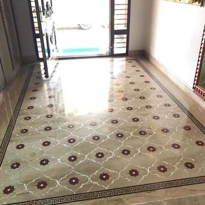 inlay  design  flooring