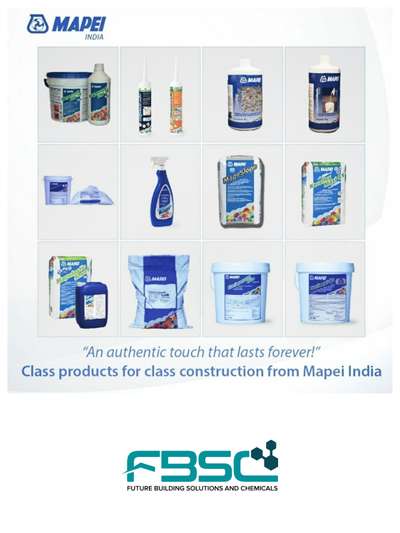 MAPEI construction chemicals.
solutions for all construction sites..