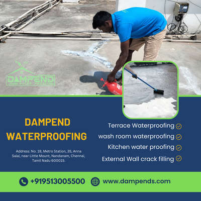 We are providing you All kinds of waterproofing services with warranty committed  #teracotta  #crackfilling  #PU_coating_terrace