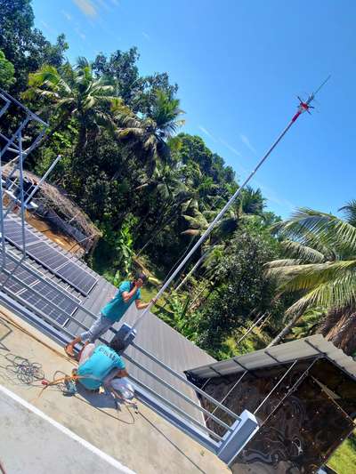 Lightning Arrester installation @Chennitha