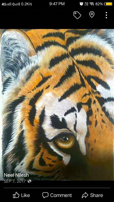 tiger eyes (water colour)