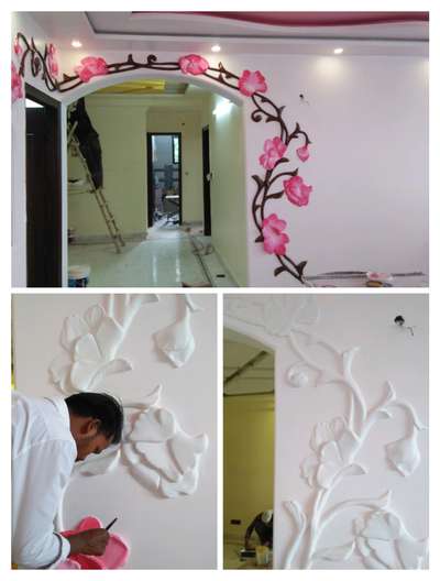 pop flower design and painting.
site Dwarka Delhi
contact for Relief work
#HomeDecor #WallDecors 
 #wallart  #InteriorDesigner  #LivingroomDesigns