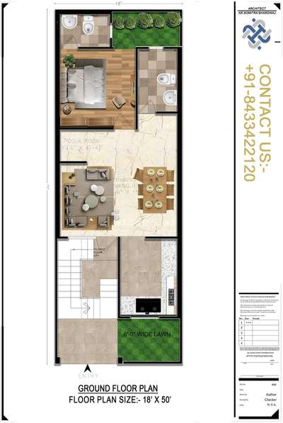 18' X 50' floor plan.
.
.
.
 #FloorPlans #Floorplan #SingleFloorHouse #HouseDesigns #50LakhHouse #SmallHouse #21x40houseplan #18x62