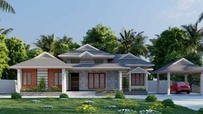 #3d  #HouseDesigns  #3D_ELEVATION