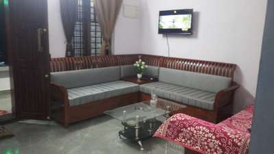 1800 sq.feetൽ പണിതീർത്ത വീടിന്റെ   living room😍