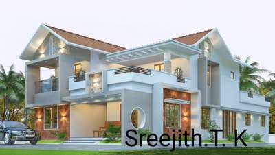 3000 Sqft ൽ  നിർമ്മിക്കുന്ന 4 ബെഡ് റൂം  വീട്. ലൊക്കേഷൻ വർക്കല, കൊല്ലം കോസ്റ്റ് 60 Lakhs.