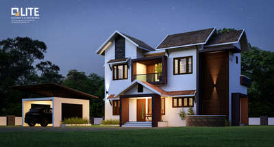 #exteriordesigns  #roofing  #3D_ELEVATION  #keralahomestyle