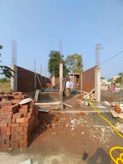 Running work labour rate 210/- sq feet   #constructionwala #construction  #HouseConstruction
