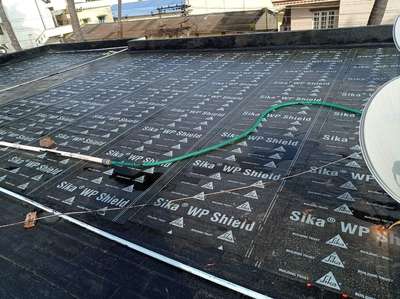 *waterproofing *
Bitumen membrane waterproofing method for open terrace