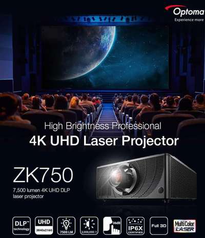 Optoma 4K UHD Laser Projector