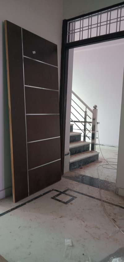 flush door labour charge rs 1500/-one side T channel