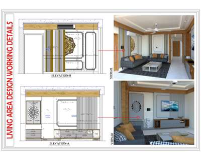 Concept & working details for interior design project.... 

#Interiordesign #bedroom #execution #conceptdesigns #detaildrawing #autocad2d #sketchup #vray