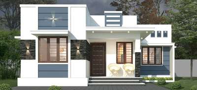 600sqft 
2bhk single modern low budget home 
 #2bhk  #plan  #elvation  #SingleFloorHouse  #budgethomeplan